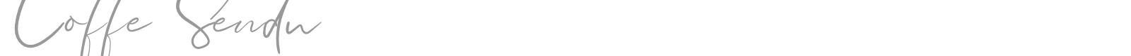 Coffe Sendu font preview